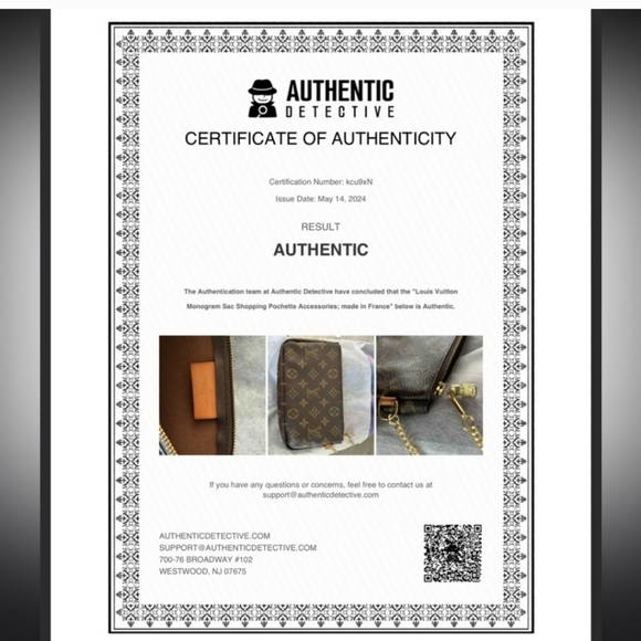EUC Authentic Louis Vuitton Monogram POUCHETTE - Picture 10 of 11